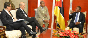 França manifesta disponibilidade em apoiar Moçambique no processo da paz