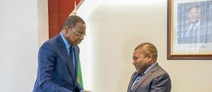 Nyusi recebe candidato Senegalês a presidente da Comissão da UA